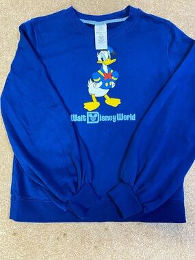 Disney Donald Duck Royal Blue Graphic Sweatshirt